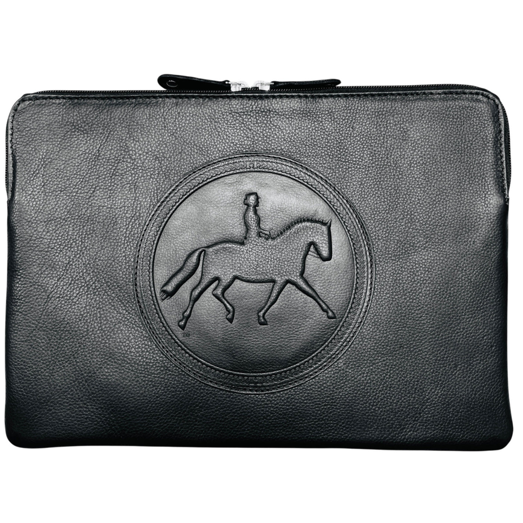 Tucker Tweed Dressage Laptop Sleeve in Black