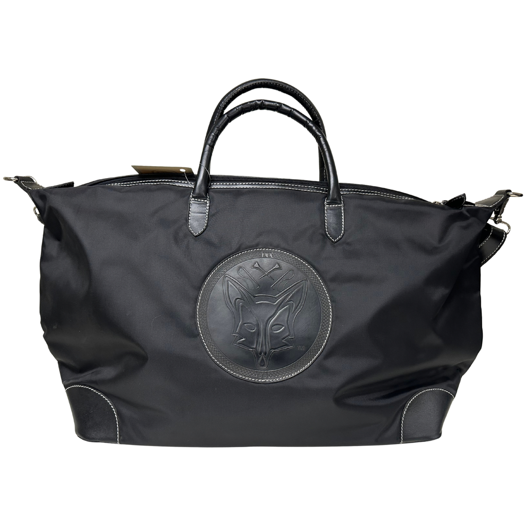 Tucker Tweed 'Tryon' Travel Overnight Fox Hunting Bag in Black