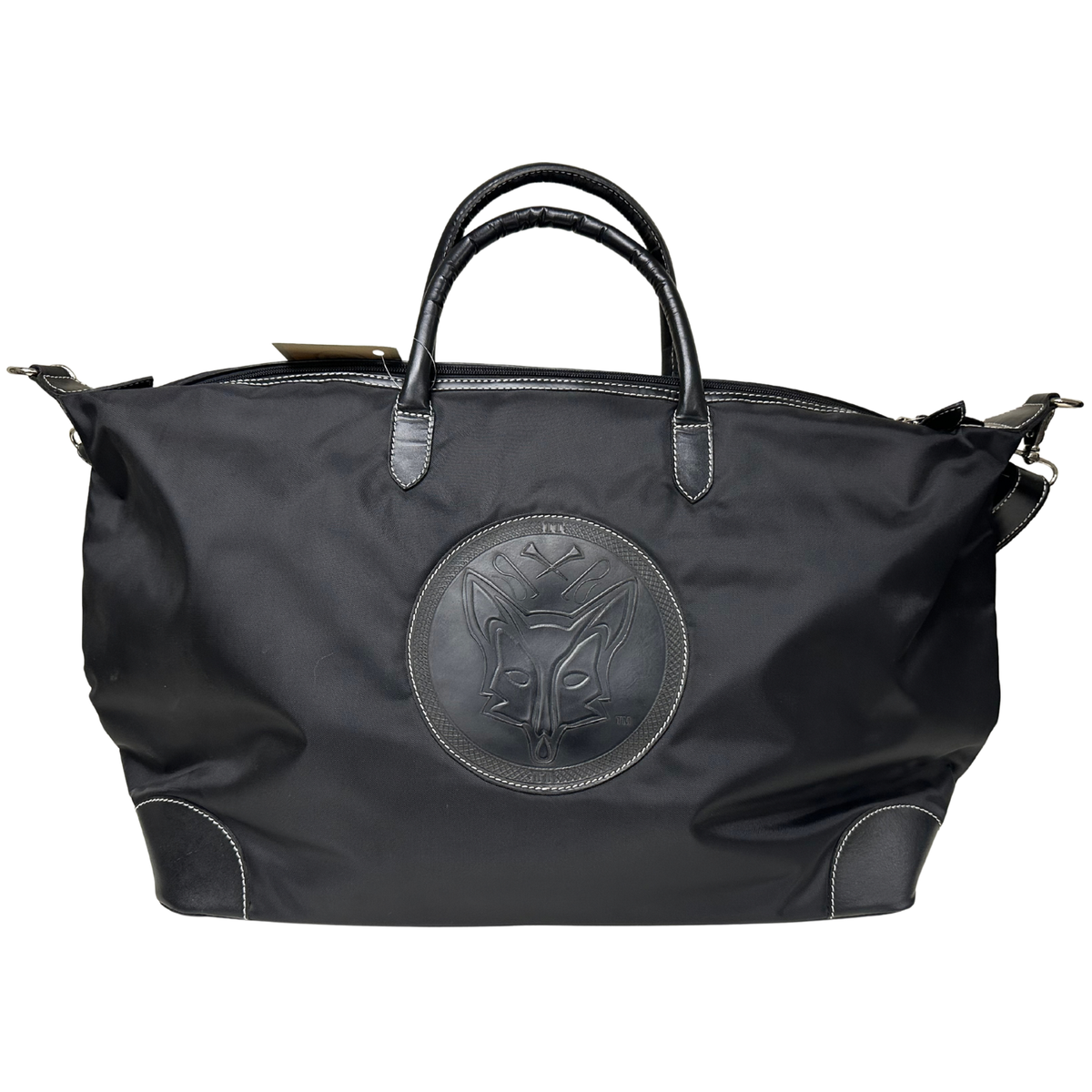 Tucker Tweed 'Tryon' Travel Overnight Fox Hunting Bag in Black