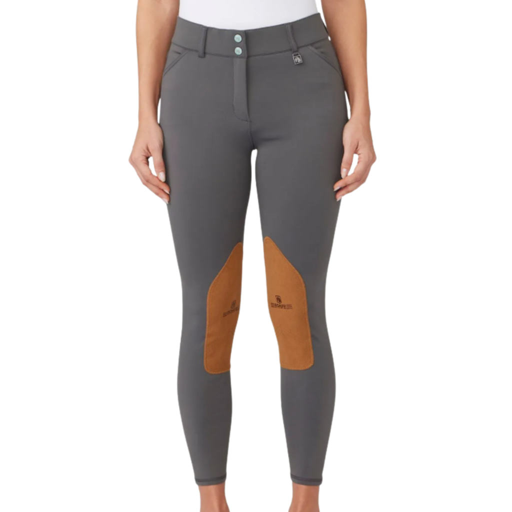 Romfh 'Willow' Knee Patch Breeches in Classic Greystoke - Women's 26L