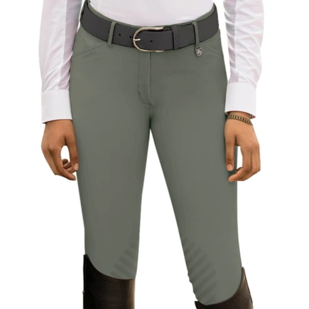 Romfh 'Sarafina' Knee Patch Breeches in Olive - Women's 28L