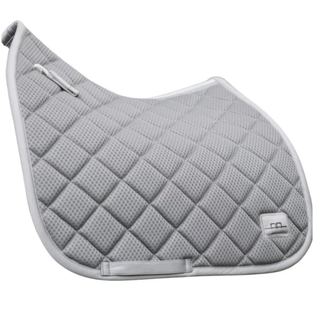 AA Platinum Performance Dressage Saddle Pad in Silver Slate