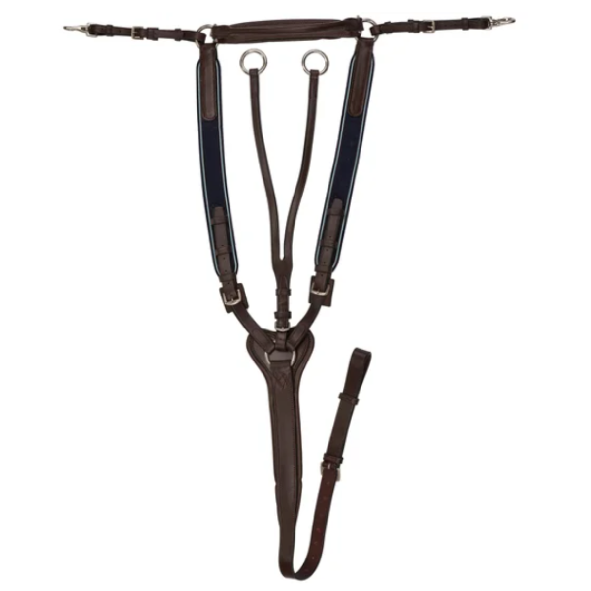 Horseware Micklem Breastplate w Standing Martingale in Brown