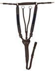 Horseware Micklem Breastplate w Standing Martingale in Brown