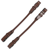Henri De Rivel Rolled Leather Bit Converters in Australian Nut