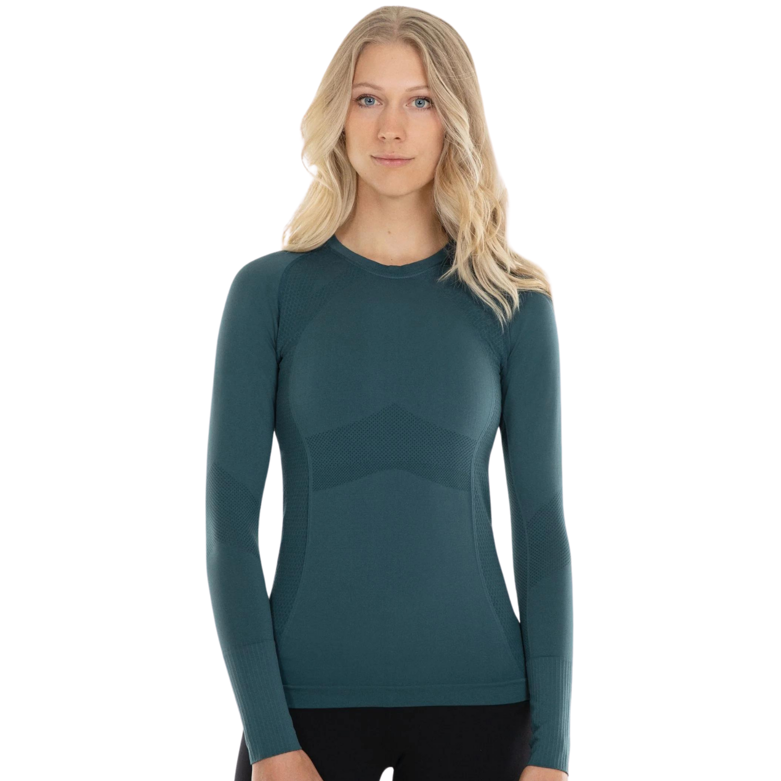 Anique Long Sleeve Crew Shirt in Peppermint - Women&#39;s Small (4-6)