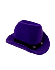 Purple Cowboy Hat Box 