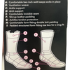 Foot Huggies "Made for Riders"  JUMPER Socks in Black/Red - Medium (Shoe Size 7-9.5)