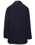 CALLIDAE The Car Coat in Midnight Blue w/ Green Scarab - Women's Small