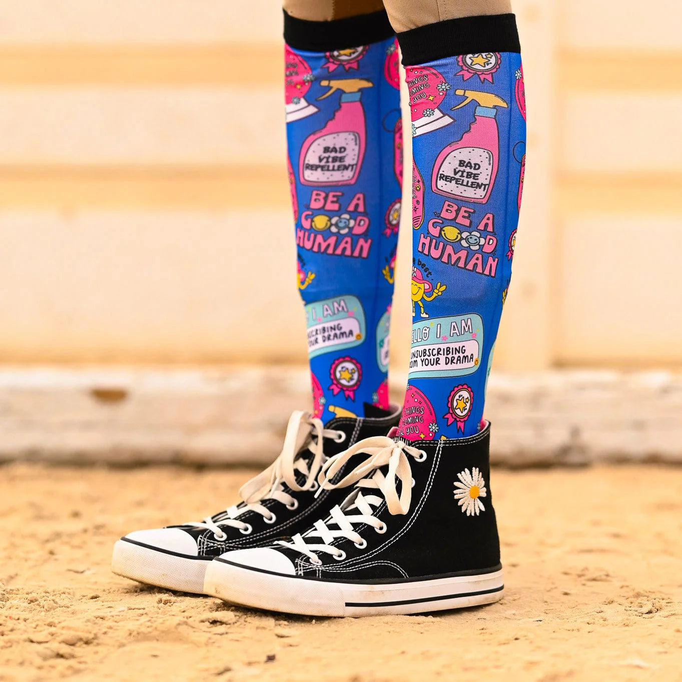 Side of Dreamers &amp; Schemers Boot Socks in Best - Adult