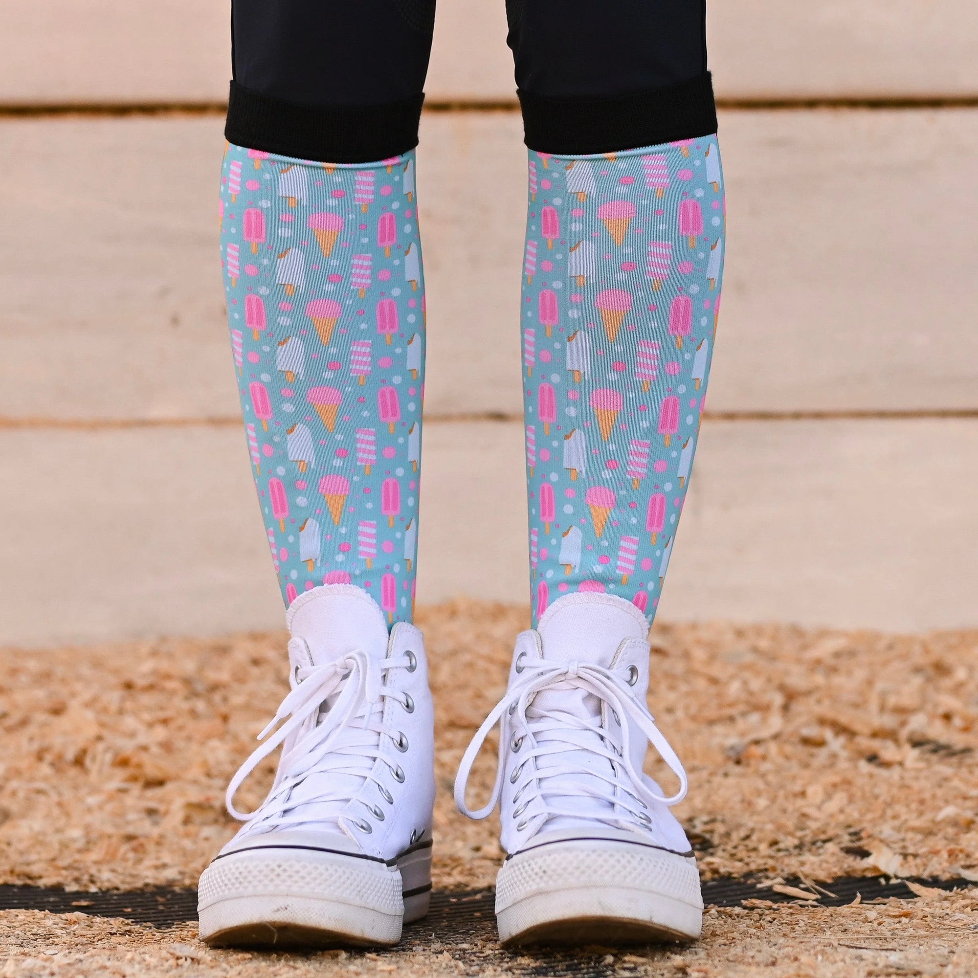 Dreamers &amp; Schemers Boot Socks in Brain Freeze