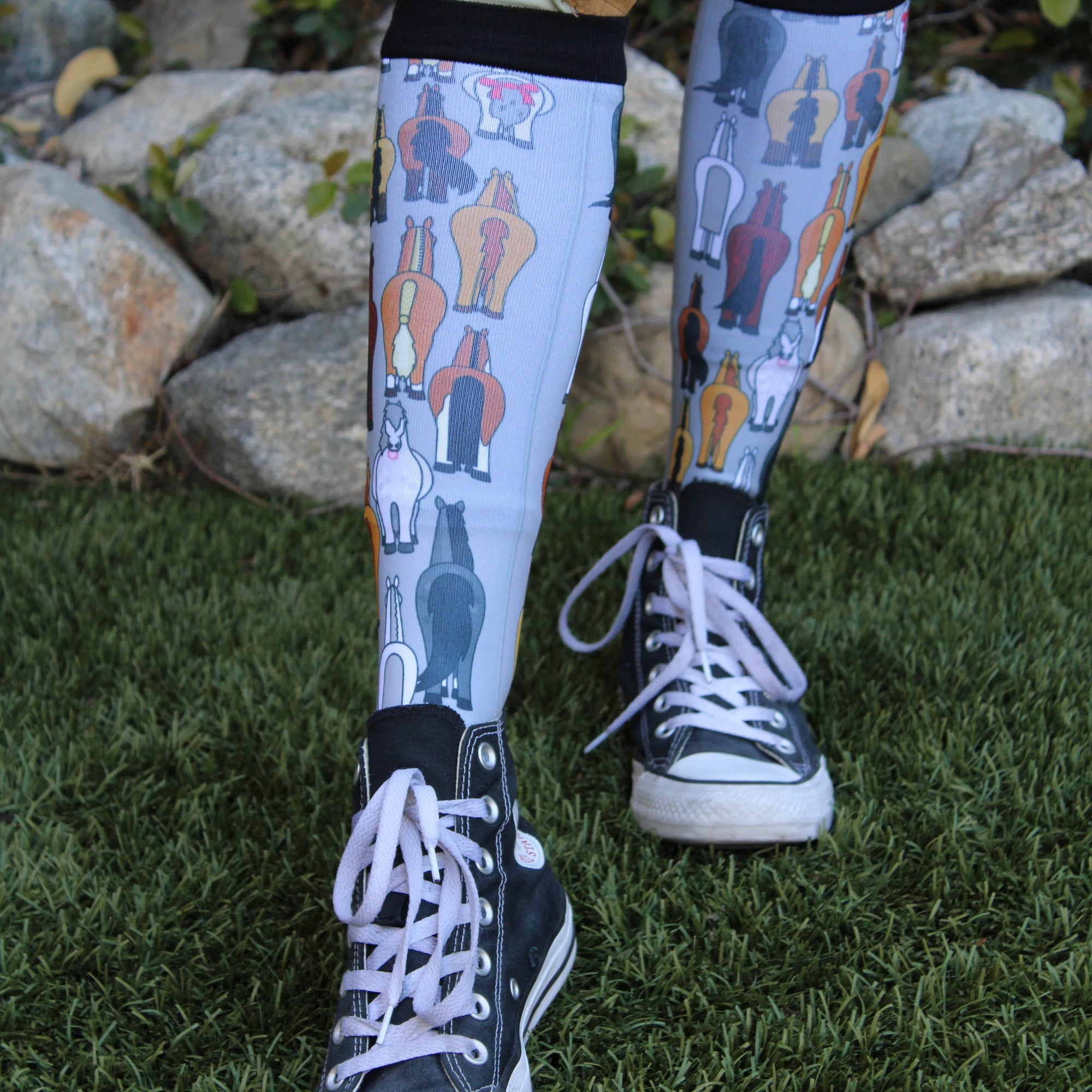 Dreamers &amp; Schemers Boot Socks in Butts