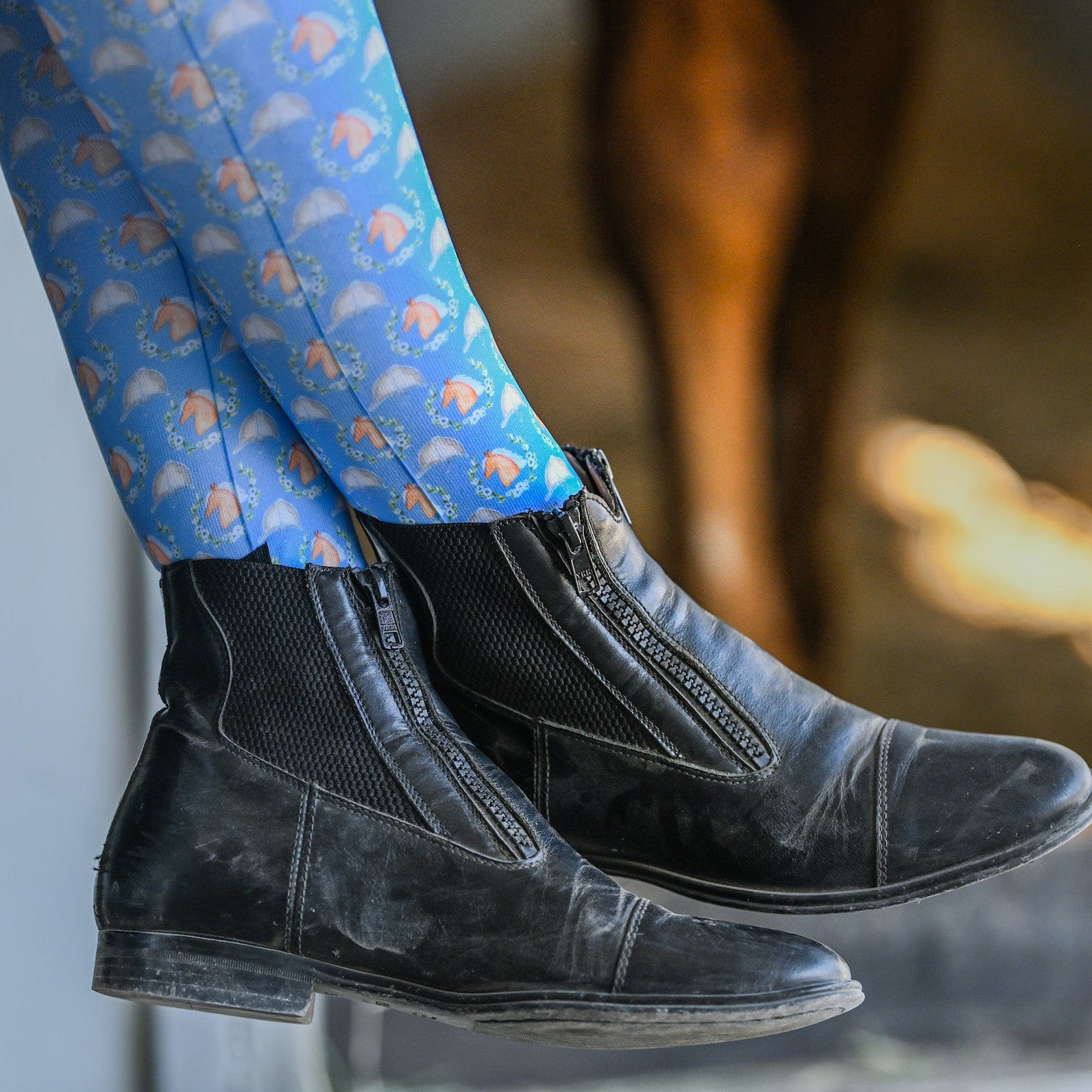 Dreamers &amp; Schemers Boot Socks in Derby Blue - One Size