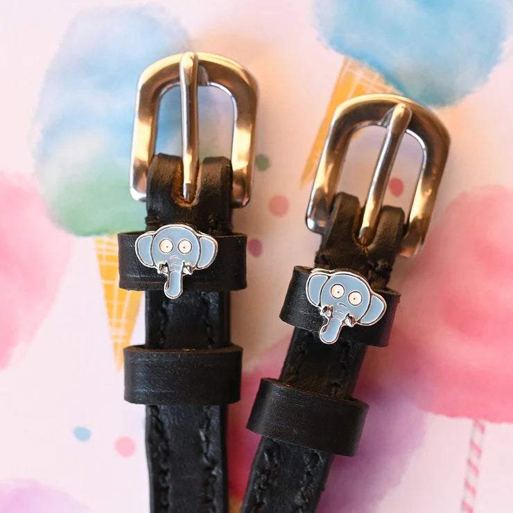 Mane Jane Spur Straps in Elephant Faces
