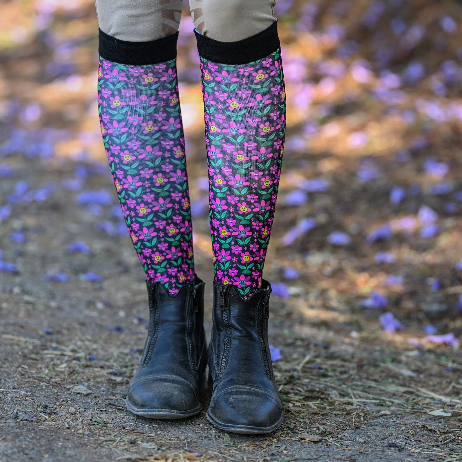 Dreamers & Schemers Boot Socks in Feed Me Seymour - One Size