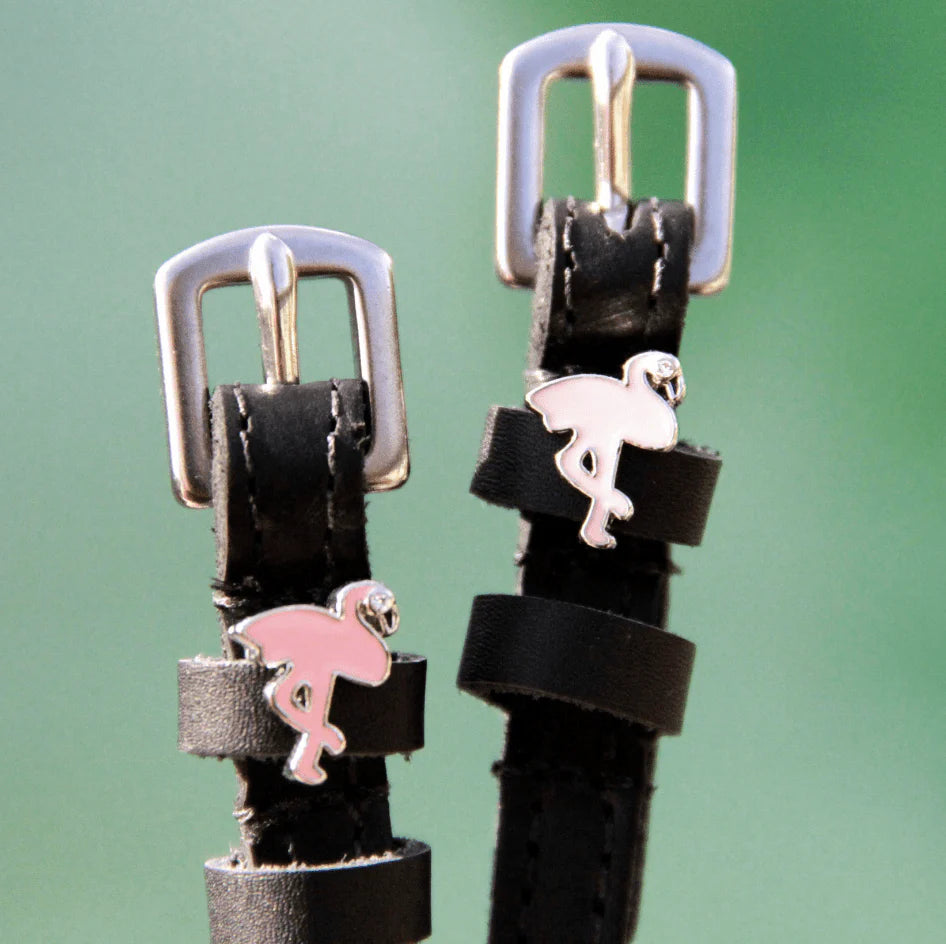 Mane Jane Spur Straps in Flamingo