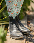 Dreamers & Schemers Boot Socks in Forest Furries - One Size