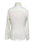 For Horses 'Molly' Long Sleeve Show Shirt in White
