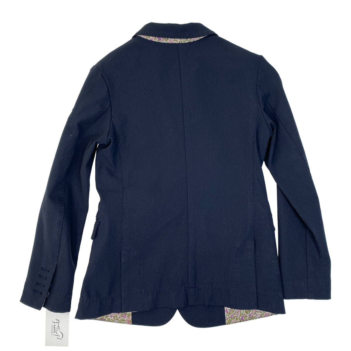 Animo Four Button Front Show Coat in Navy