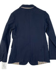 Animo Four Button Front Show Coat in Navy