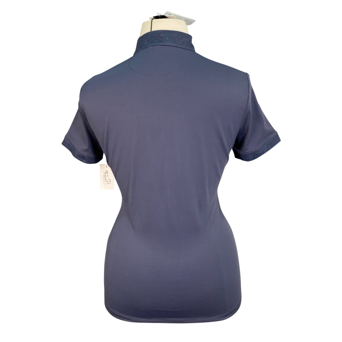 Pikeur 'Pernille' S/S Zip Shirt in Blueberry