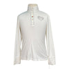 For Horses 'Molly' Long Sleeve Show Shirt in White