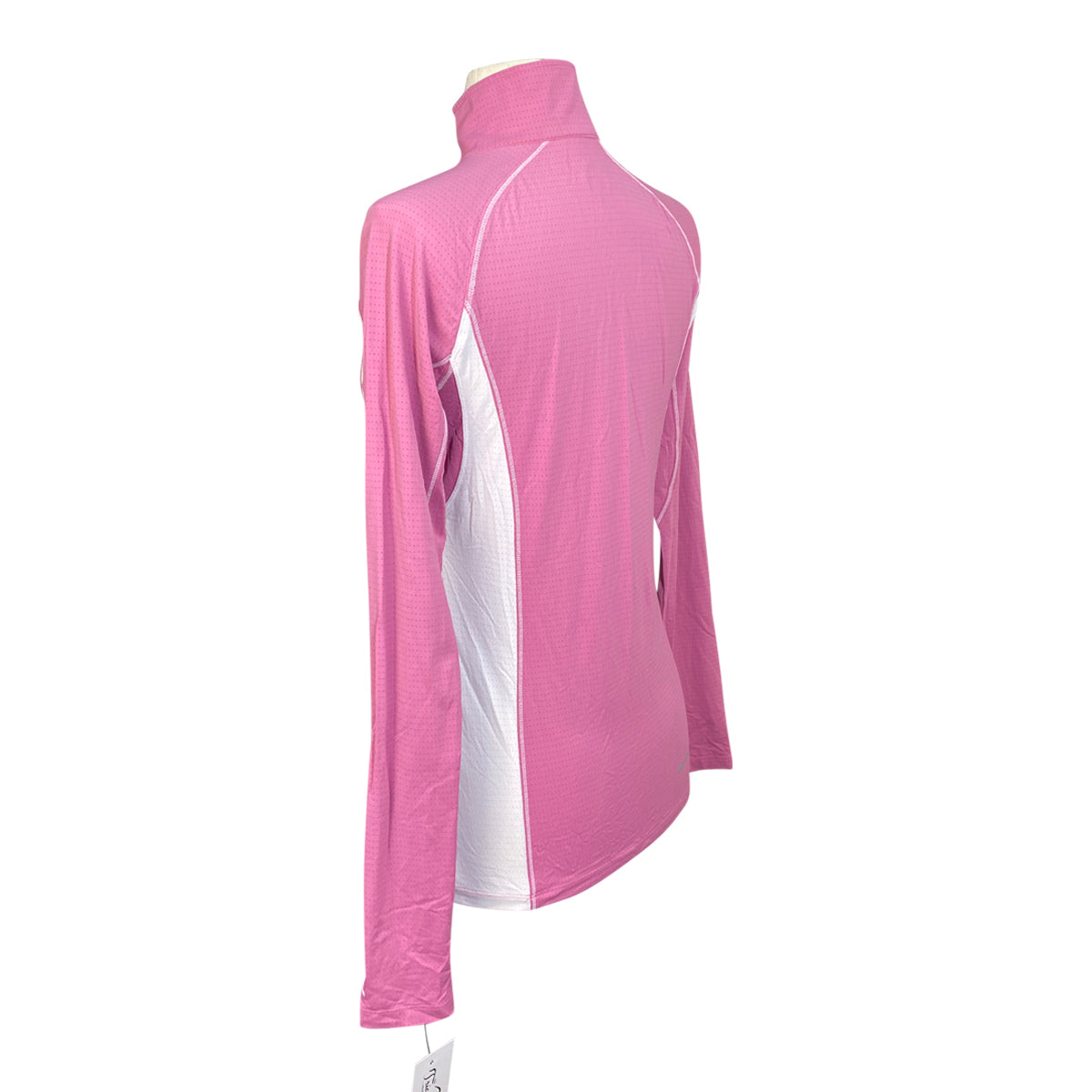 Ariat Tek Heat Series Long Sleeve Shirt in Pink/White