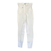 TuffRider Ribbed Knee Patch Breech in White