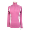 Ariat Tek Heat Series Long Sleeve Shirt in Pink/White