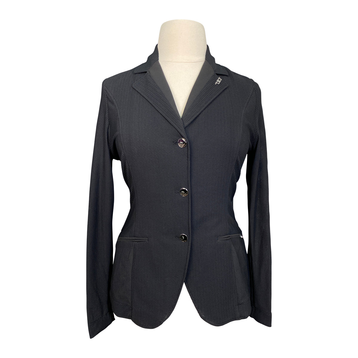 AA Platinum MotionLite Show Coat in Black - Women's Large
