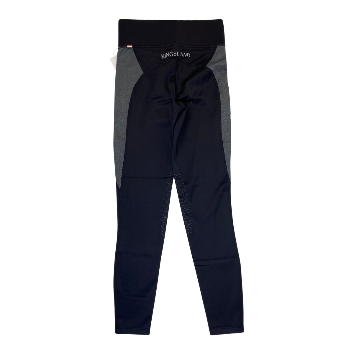 Back Of Kingsland 'Valli' Knee Grip Tights in Black - Women's Small
