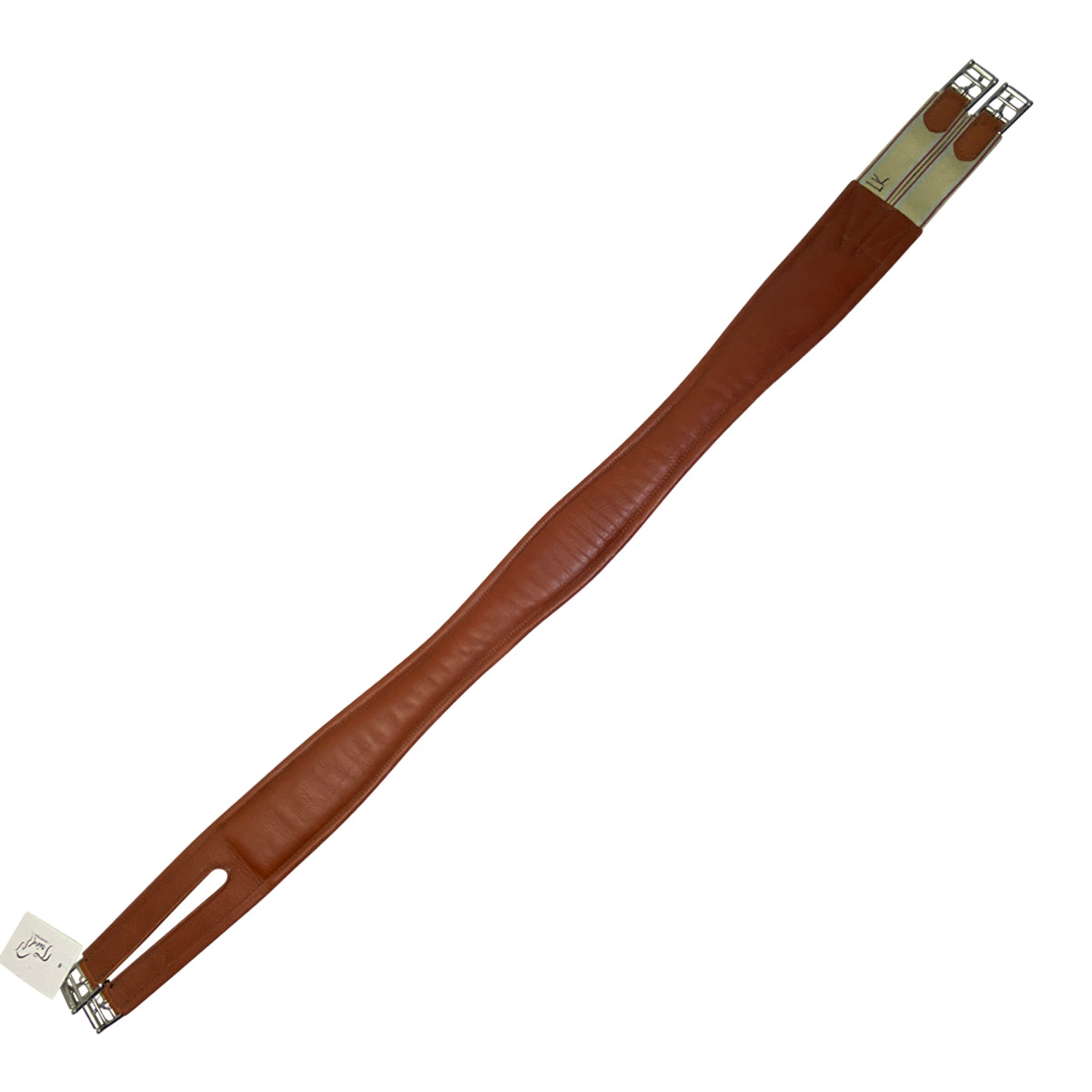 Horse Fare Products Fancy Overlay Girth in Chestnut
