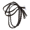 Braided Reins in Dark Brown - Full