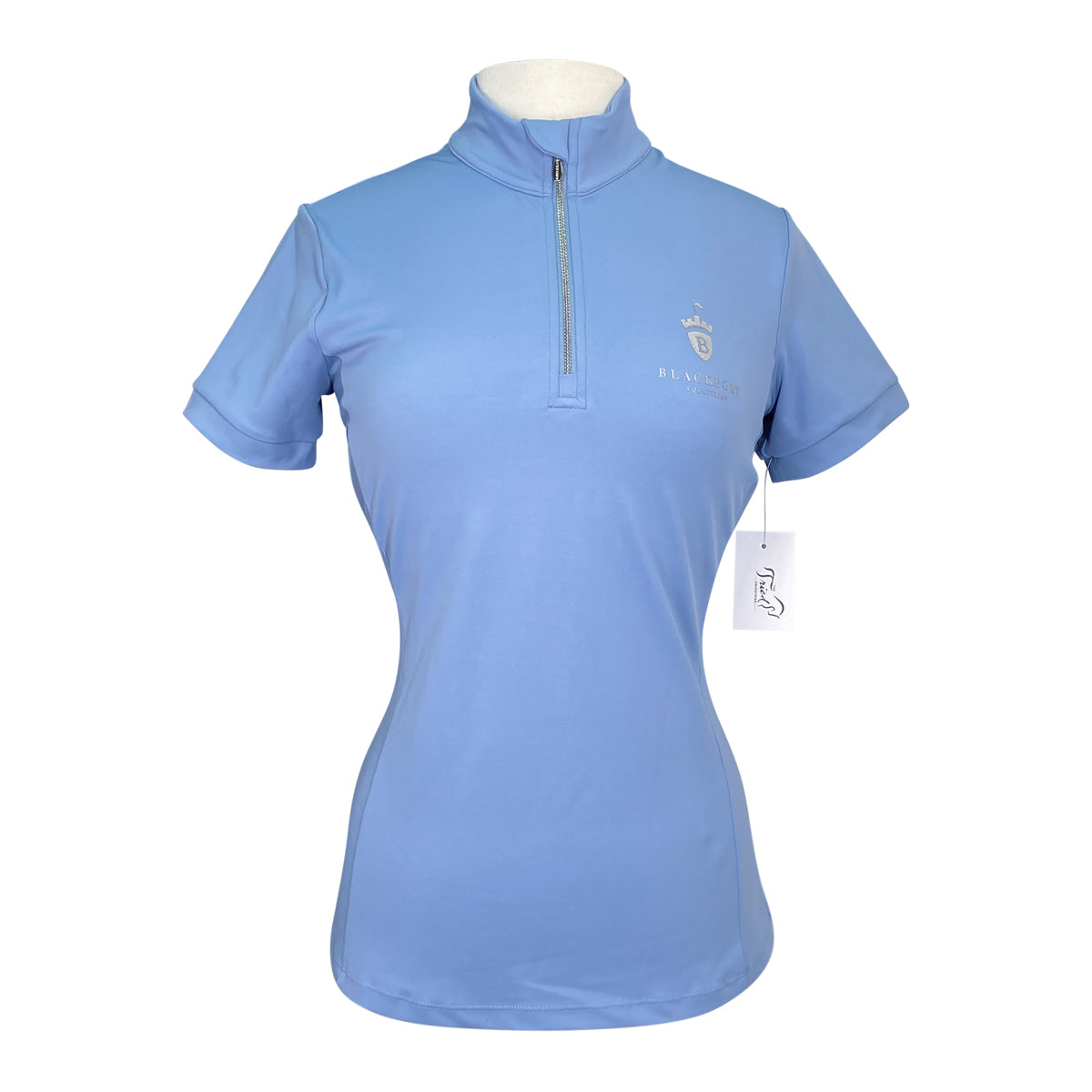 Blackfort Equestrian Short Sleeve Base Layer in Cornflower