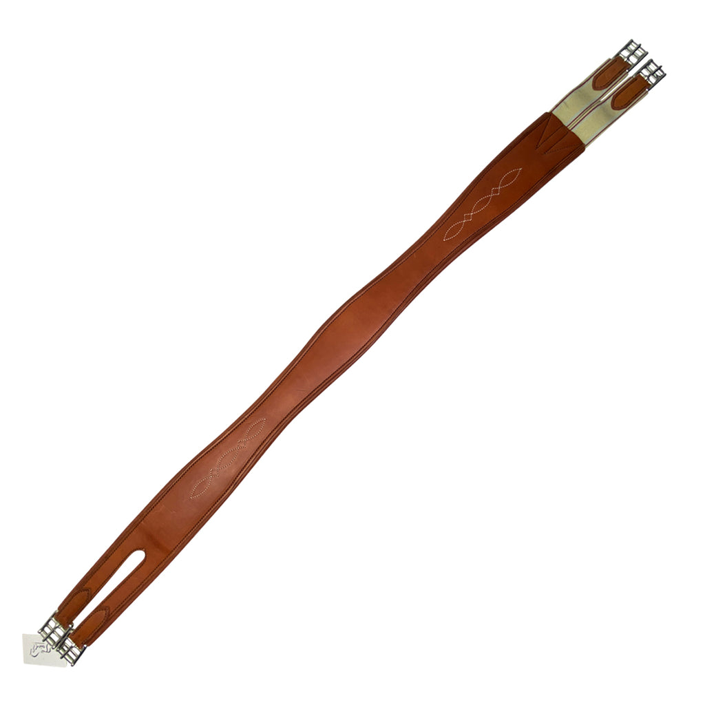 Horse Fare Products Fancy Overlay Girth in Chestnut