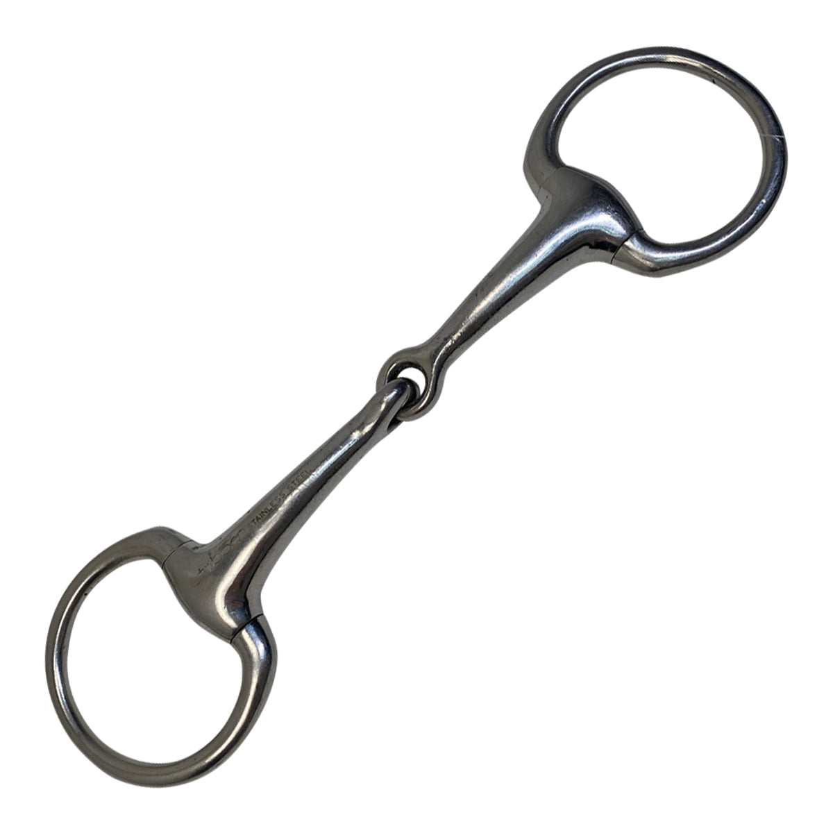 Stubben Eggbutt Bradoon Bit in Stainless Steel 