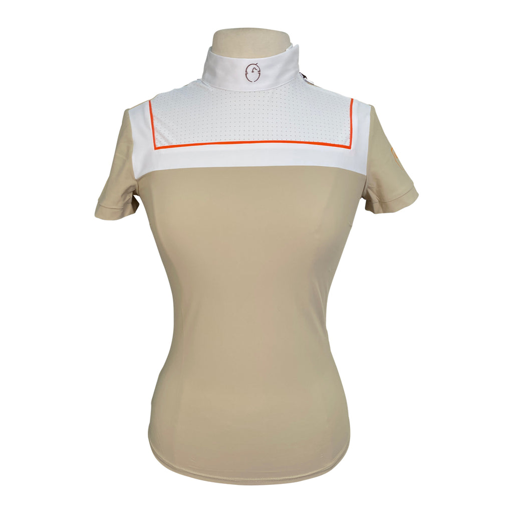 Vestrum Caracas S/S Show Shirt in Tan/White