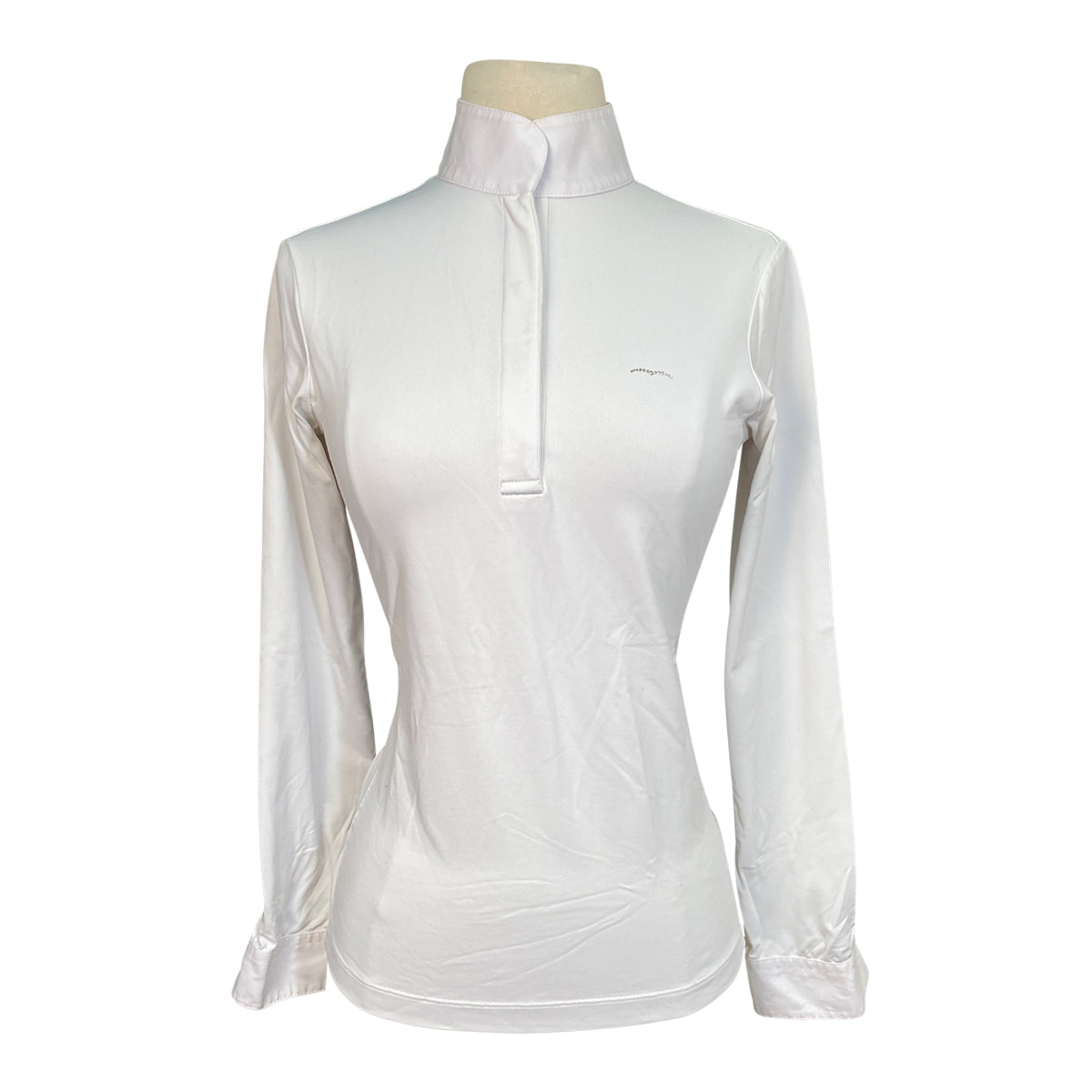 Animo Long Sleeve Show Shirt in White
