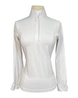 Animo Long Sleeve Show Shirt in White