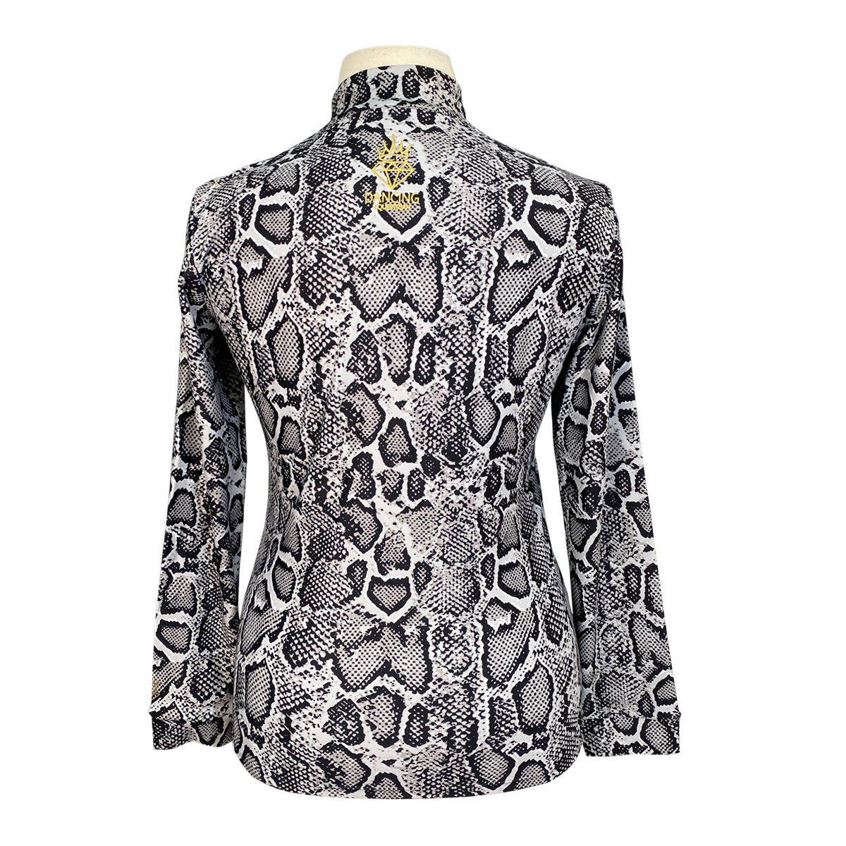 Dancing Equestrian Baselayer in White Python