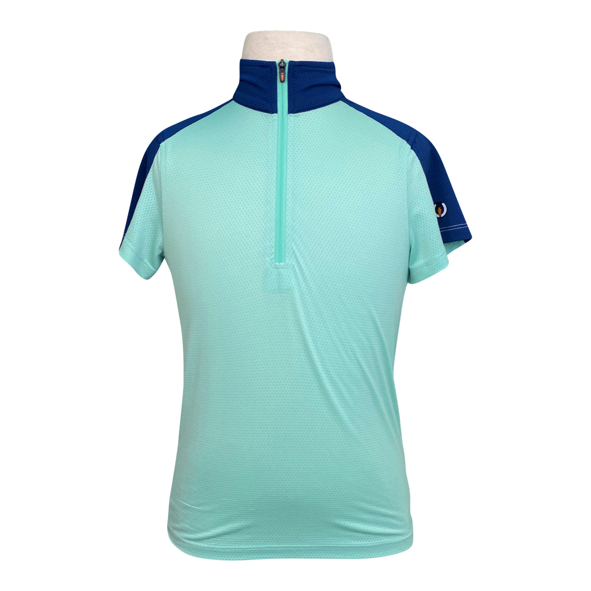 Kerrits 'Aire Ice Fil' Shirt in Mint/Navy