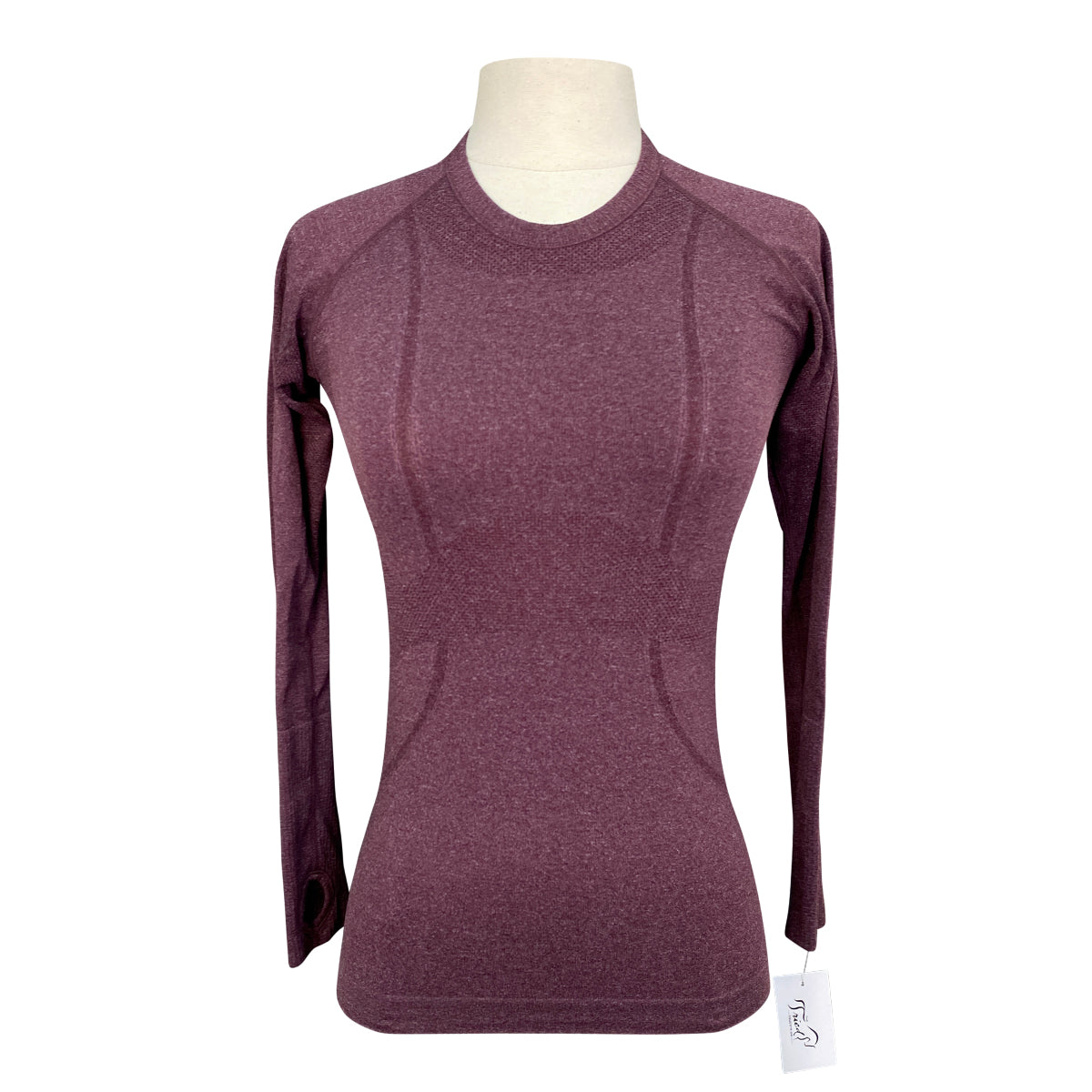 Equestly 'Lux' Seamless Shirt in Merlot