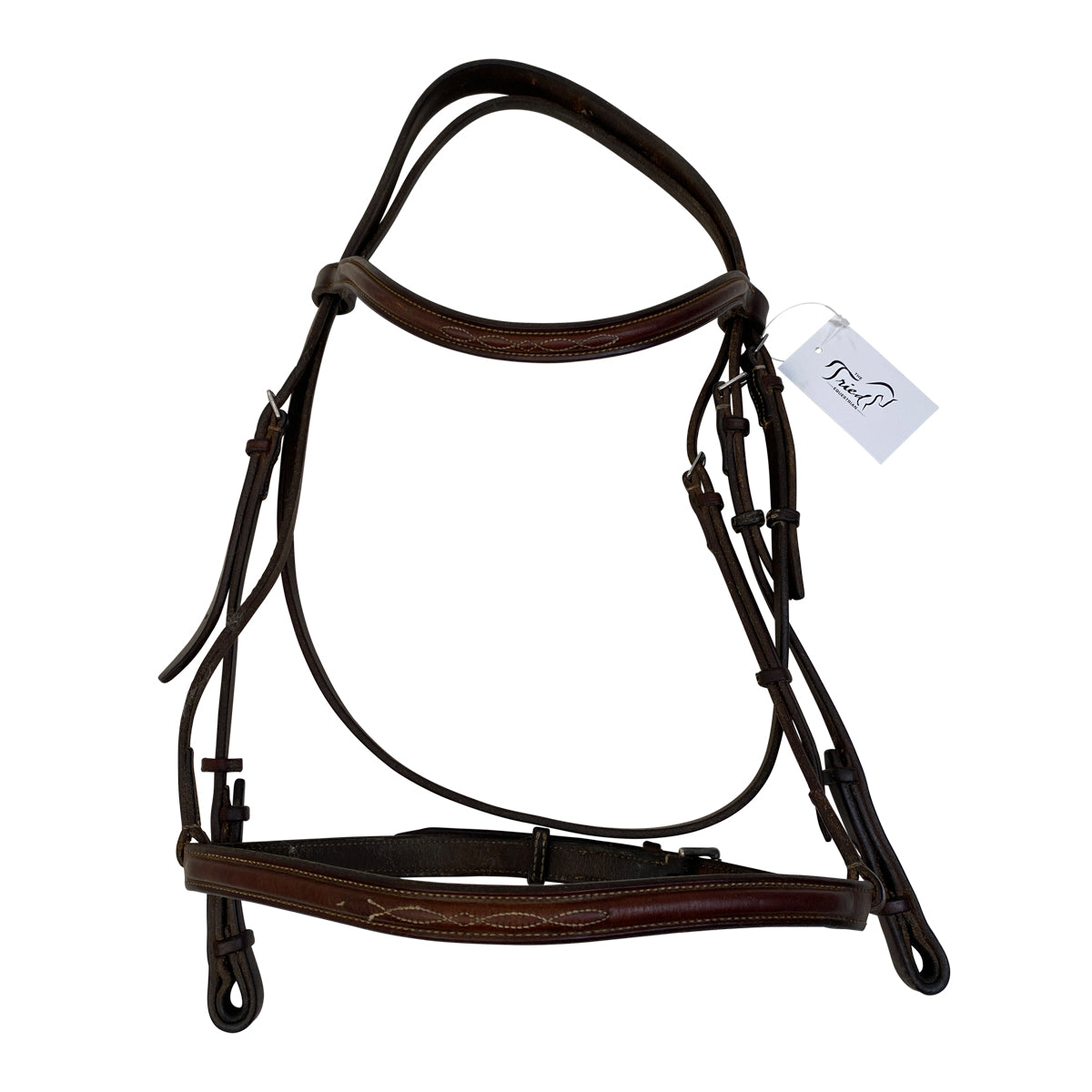 Edgewood Fancy Raised Bridle in Oiled Newmarket