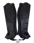 Ovation 'Equistretch' Leather Half Chaps in Black 