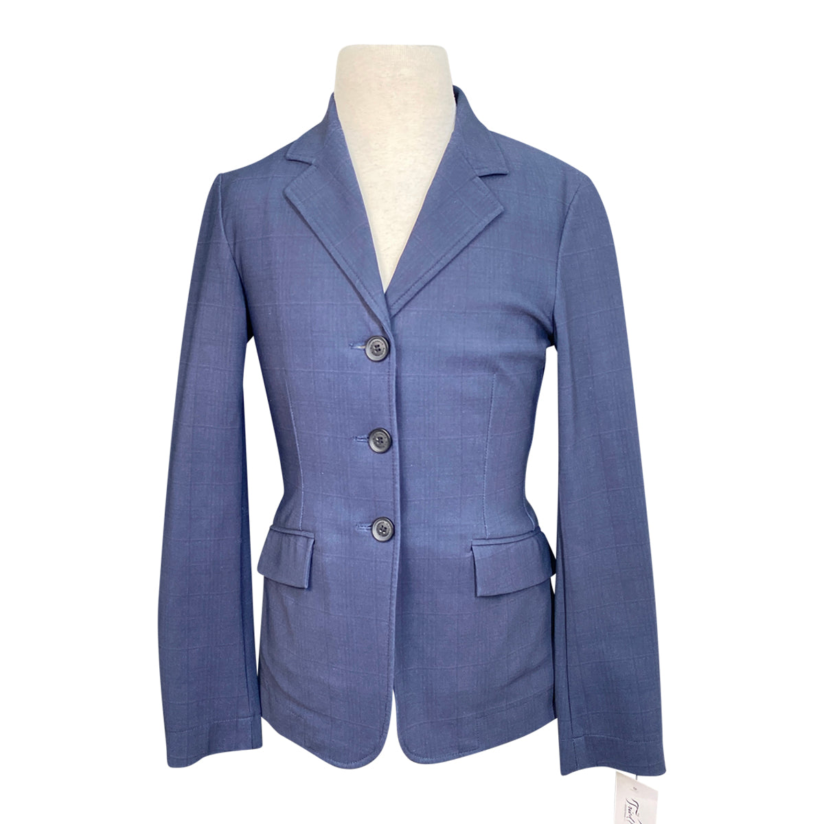 RJ Classics Orange Label 'Shore' Show Coat in Navy Herringbone