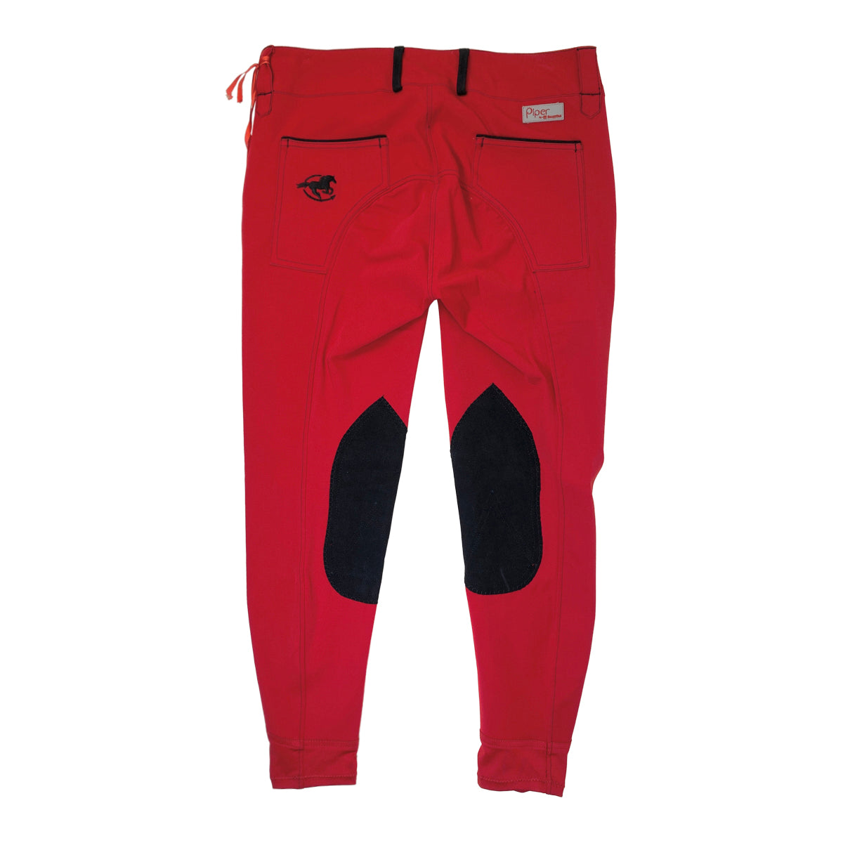 SmartPak Piper Breeches in Barn Red/ Black Beauty