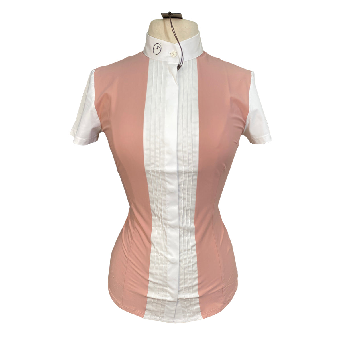 Vestrum Medan Short Sleeve Show Shirt in Pink/White