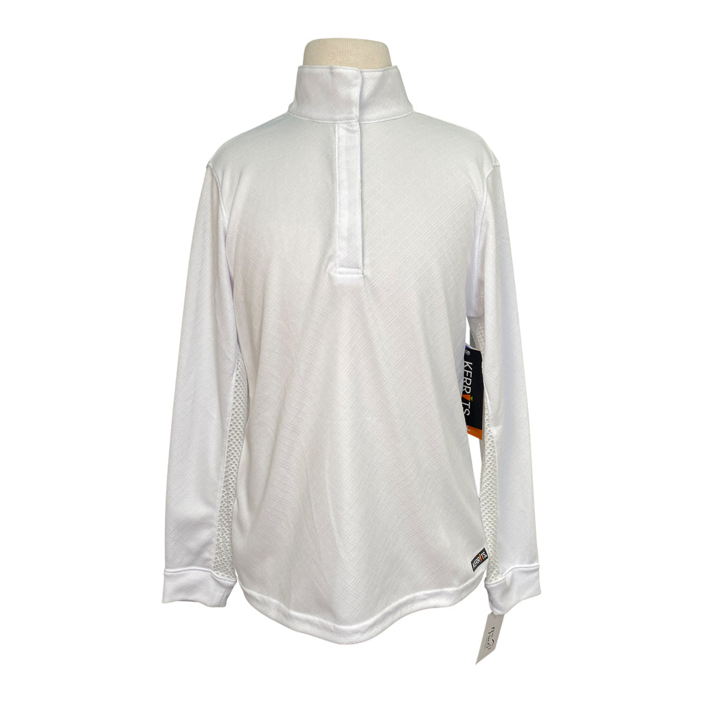 Kerrits Kids 'Encore' Long Sleeve Show Shirt in White 