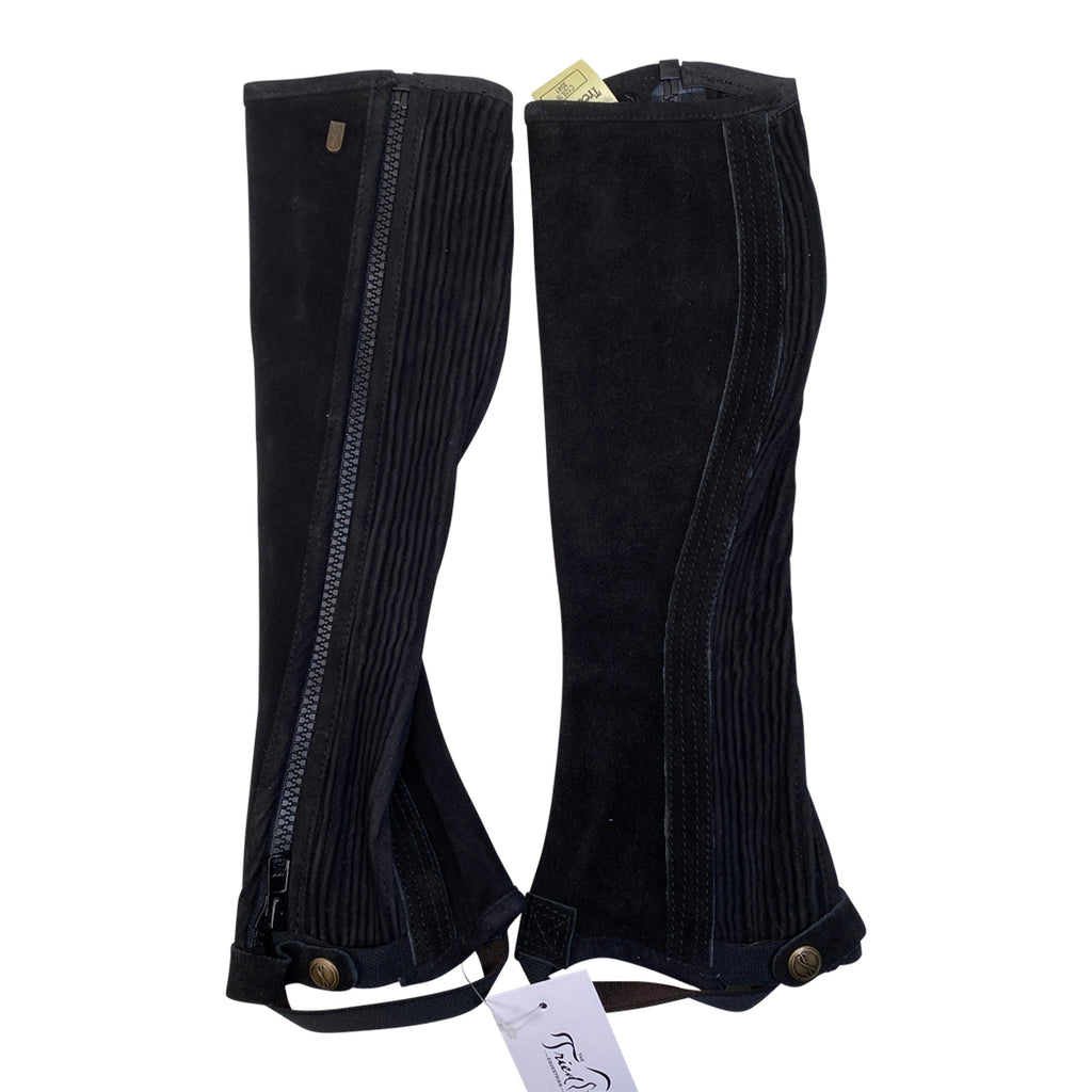 Tredstep Original Suede Half Chaps in Black