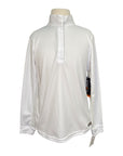 Kerrits Kids 'Encore' Long Sleeve Show Shirt in White